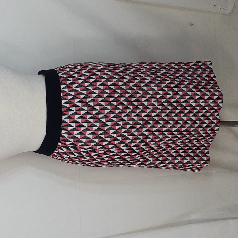 Kate Spade black blue orange and white blouse and matching skirt - Picture 7 of 9